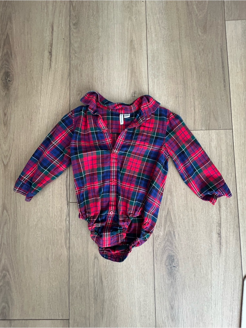 Plaid bodysuit